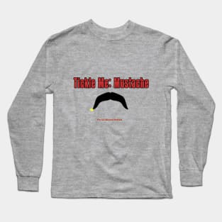 Mission: Impossible Tickle Me: Mustache by The Oz Network Podcast Long Sleeve T-Shirt